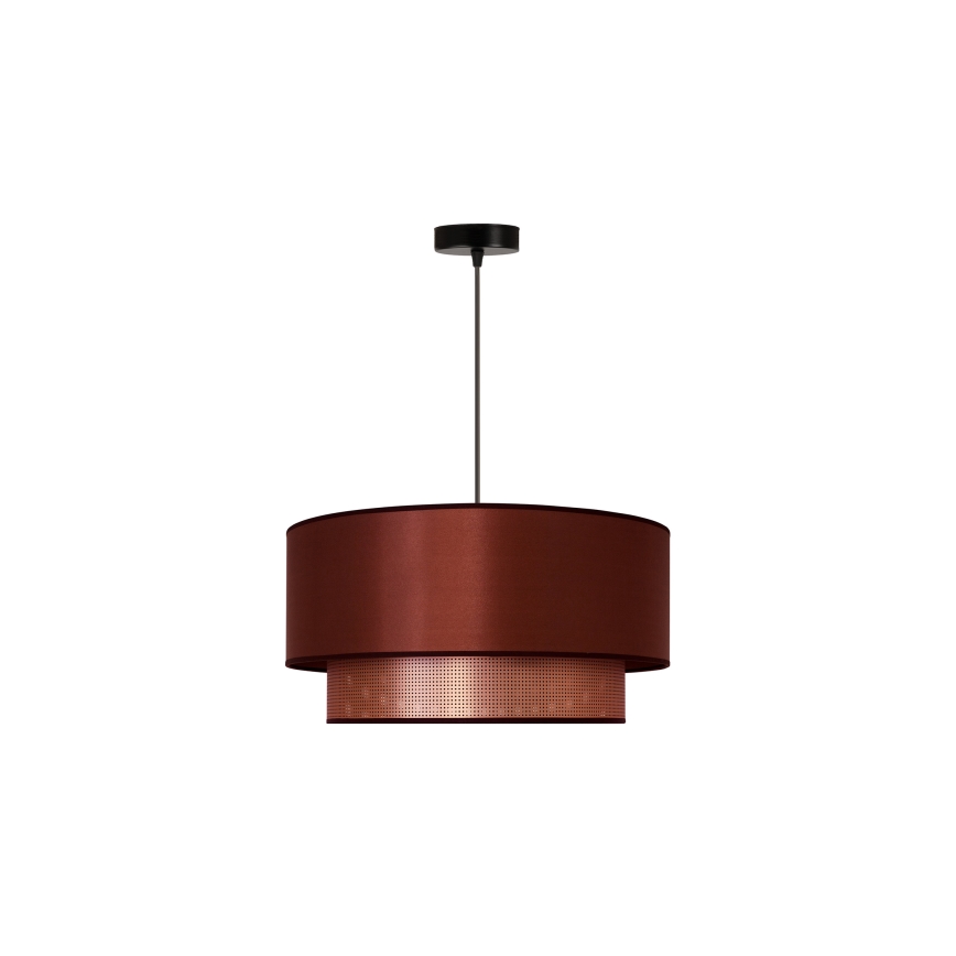 Duolla - Żyrandol na lince COPPER SHINY 1xE27/15W/230V śr. 45 cm miedziany