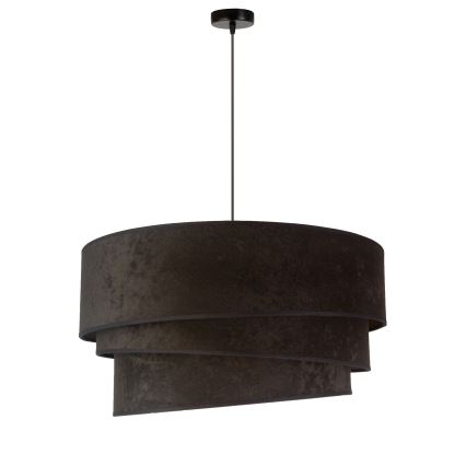 Duolla - Żyrandol na lince DEVON 1xE27/40W/230V śr. 45 cm czarny/złoty