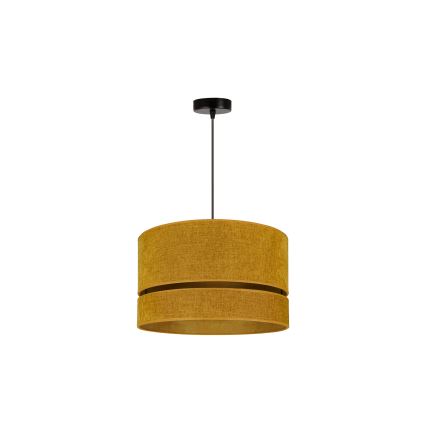 Duolla - Żyrandol na lince DOUBLE 1xE27/15W/230V śr. 40 cm pomarańczowy