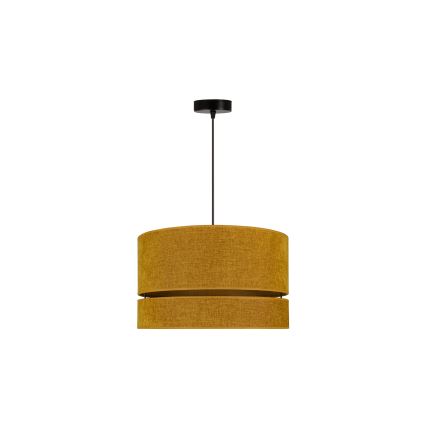Duolla - Żyrandol na lince DOUBLE 1xE27/15W/230V śr. 40 cm pomarańczowy