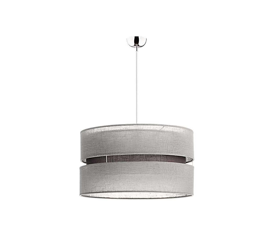 - Żyrandol na lince DUO 1xE27/15W/230V śr. 40 cm szary
