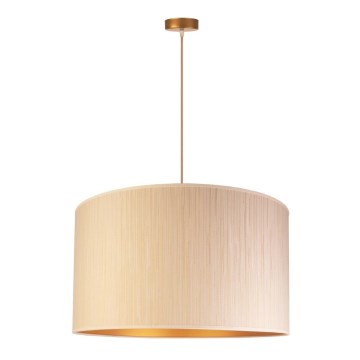 Duolla - Żyrandol na lince ESSEX 1xE27/40W/230V śr. 45 cm beżowy/złoty