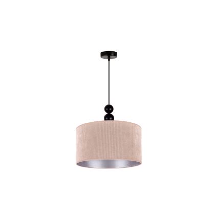Duolla - Żyrandol na lince LYON 1xE27/15W/230V śr. 40 cm beżowy