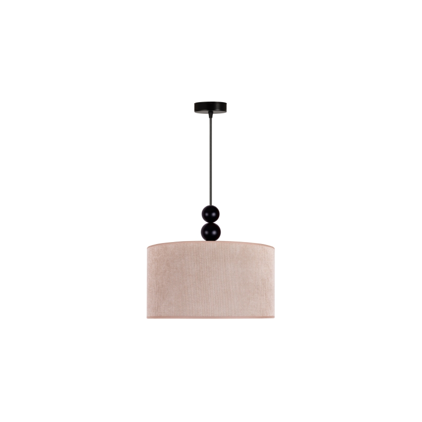 Duolla - Żyrandol na lince LYON 1xE27/15W/230V śr. 40 cm beżowy