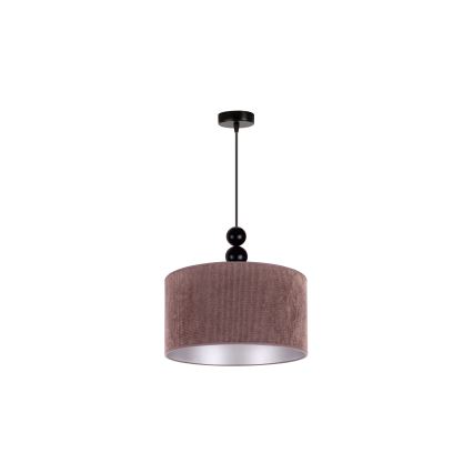 Duolla - Żyrandol na lince LYON 1xE27/15W/230V śr. 40 cm brązowy