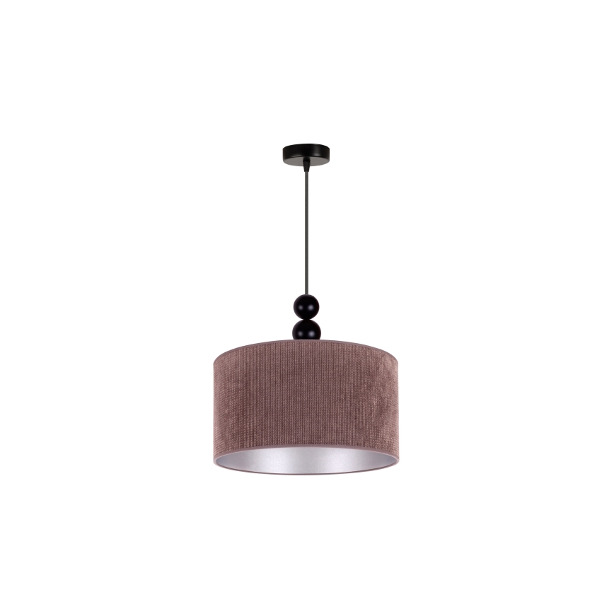 Duolla - Żyrandol na lince LYON 1xE27/15W/230V śr. 40 cm brązowy