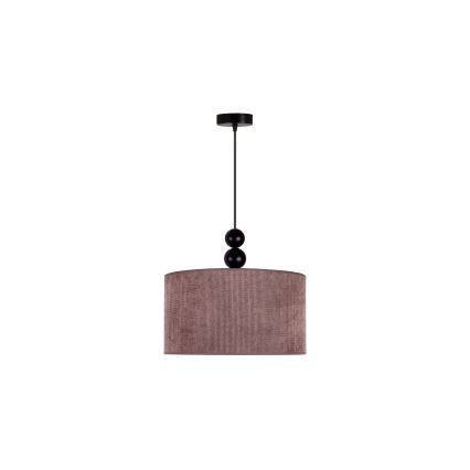 Duolla - Żyrandol na lince LYON 1xE27/15W/230V śr. 40 cm brązowy