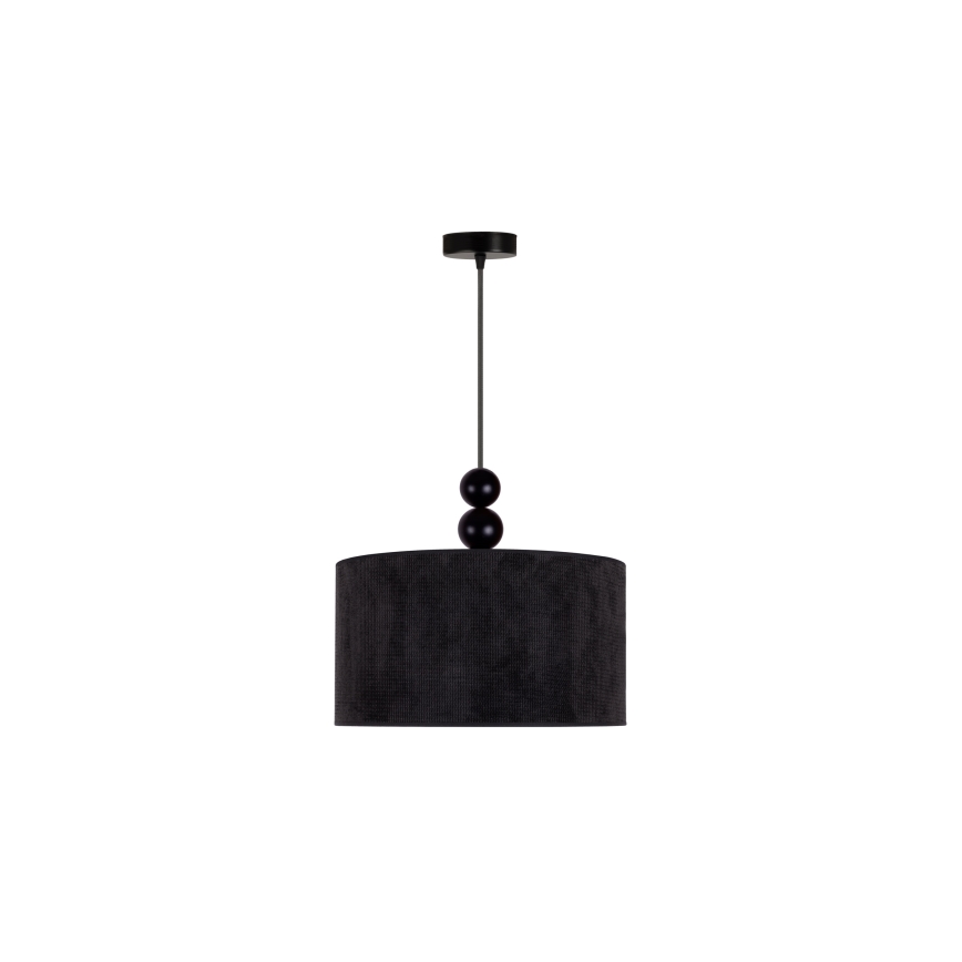 Duolla - Żyrandol na lince LYON 1xE27/15W/230V śr. 40 cm czarny