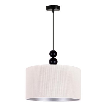 Duolla - Żyrandol na lince LYON 1xE27/15W/230V śr. 40 cm kremowy