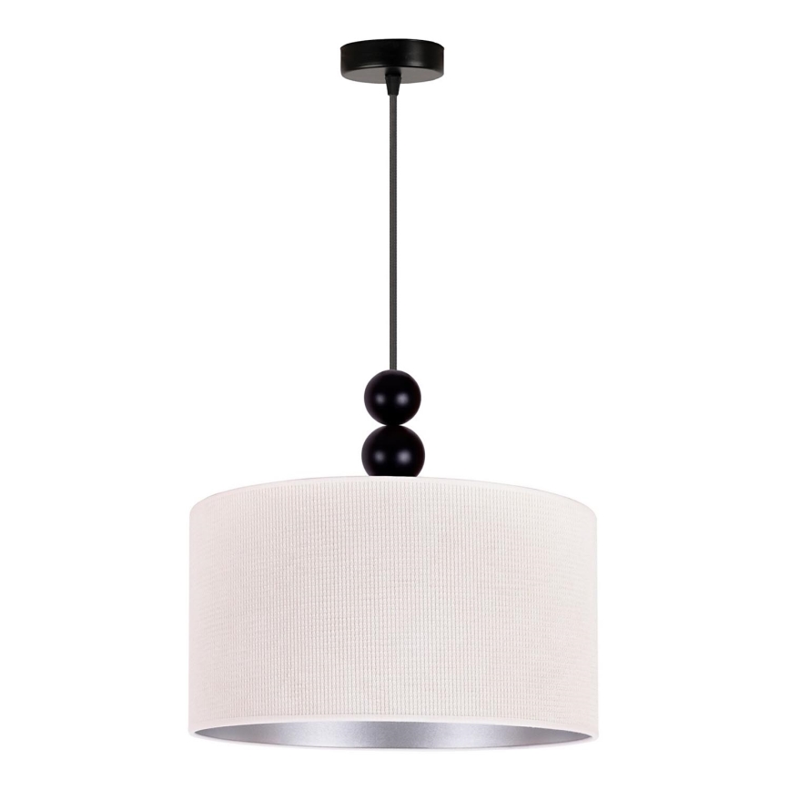 Duolla - Żyrandol na lince LYON 1xE27/15W/230V śr. 40 cm kremowy