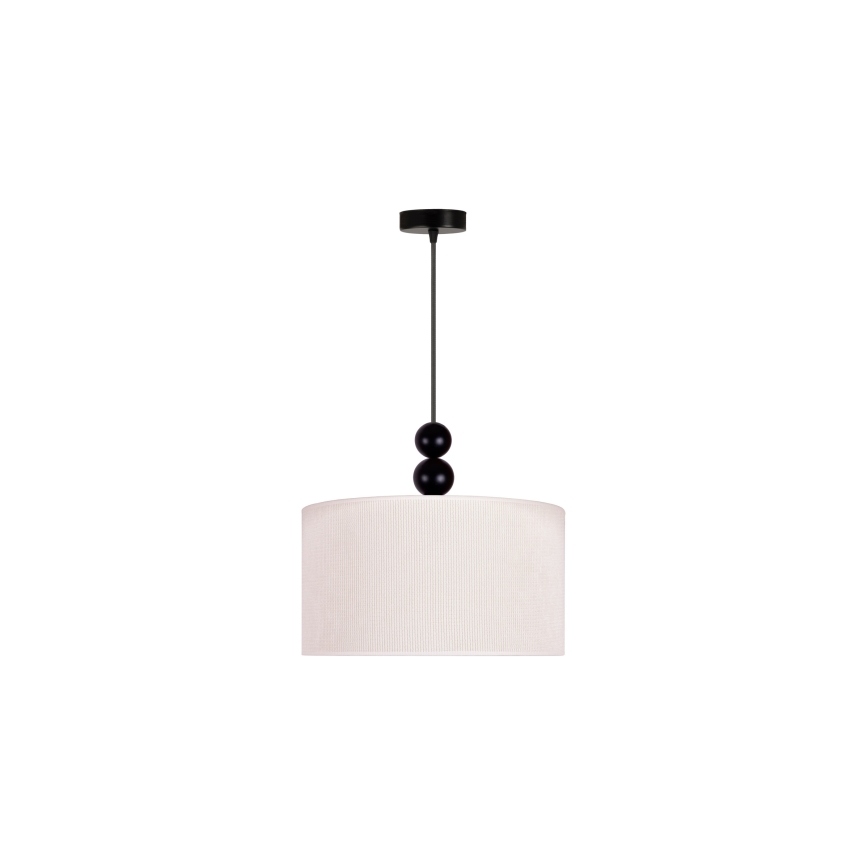 Duolla - Żyrandol na lince LYON 1xE27/15W/230V śr. 40 cm kremowy