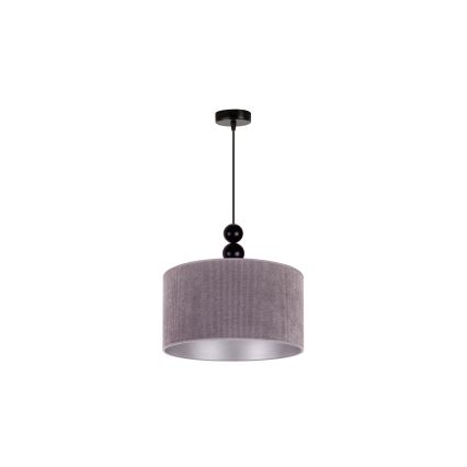 Duolla - Żyrandol na lince LYON 1xE27/15W/230V śr. 40 cm szary