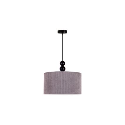 Duolla - Żyrandol na lince LYON 1xE27/15W/230V śr. 40 cm szary