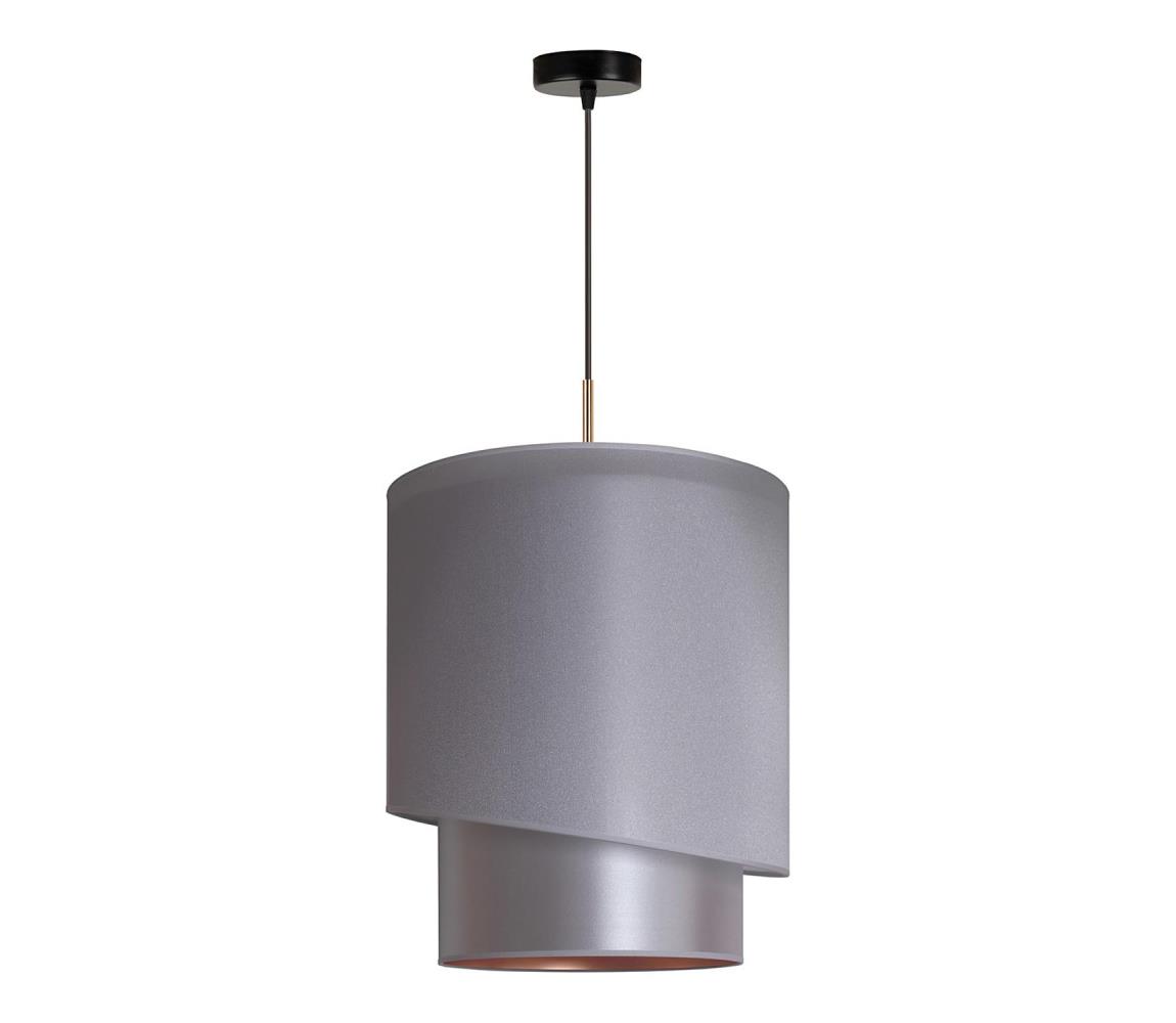 - Żyrandol na lince PARIS 1xE27/15W/230V śr. 40 cm srebrny/złoty