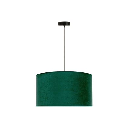 Duolla - Żyrandol na lince ROLLER 1xE27/15W/230V ciemny śr. 40 cm zielony/złoty