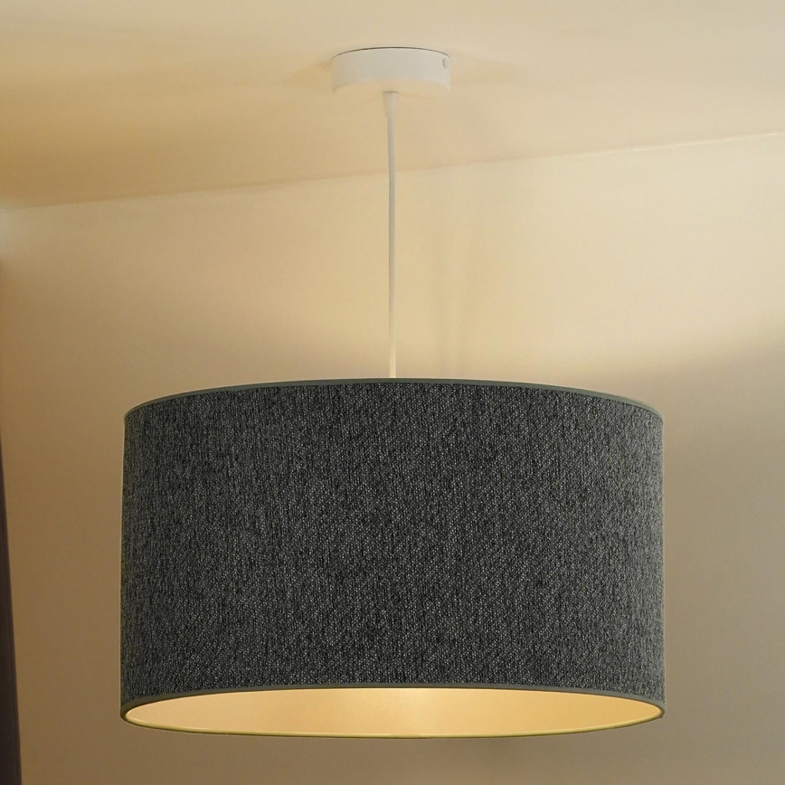 Duolla - Żyrandol na lince ROLLER ECO RECYCLING 1xE27/15W/230V śr. 45 cm zielony