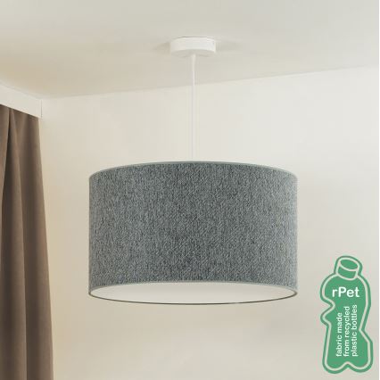 Duolla - Żyrandol na lince ROLLER ECO RECYCLING 1xE27/15W/230V śr. 45 cm zielony