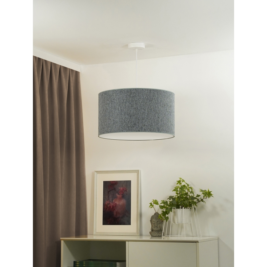 Duolla - Żyrandol na lince ROLLER ECO RECYCLING 1xE27/15W/230V śr. 45 cm zielony