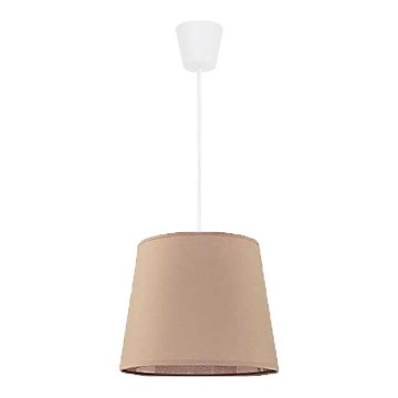 Duolla - Żyrandol na lince SOLO 1xE27/40W/230V śr. 24 cm beżowy