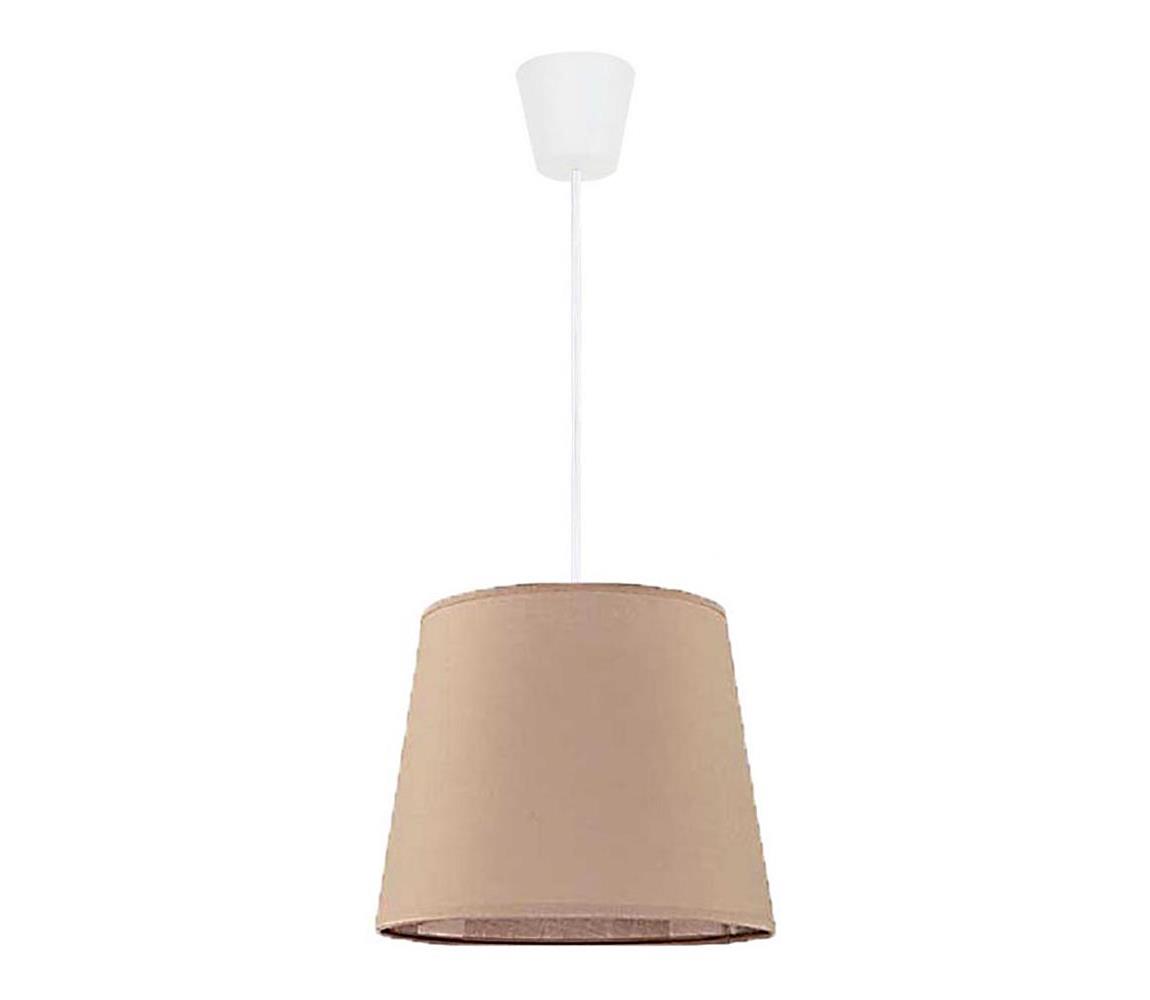 - Żyrandol na lince SOLO 1xE27/40W/230V śr. 24 cm beżowy