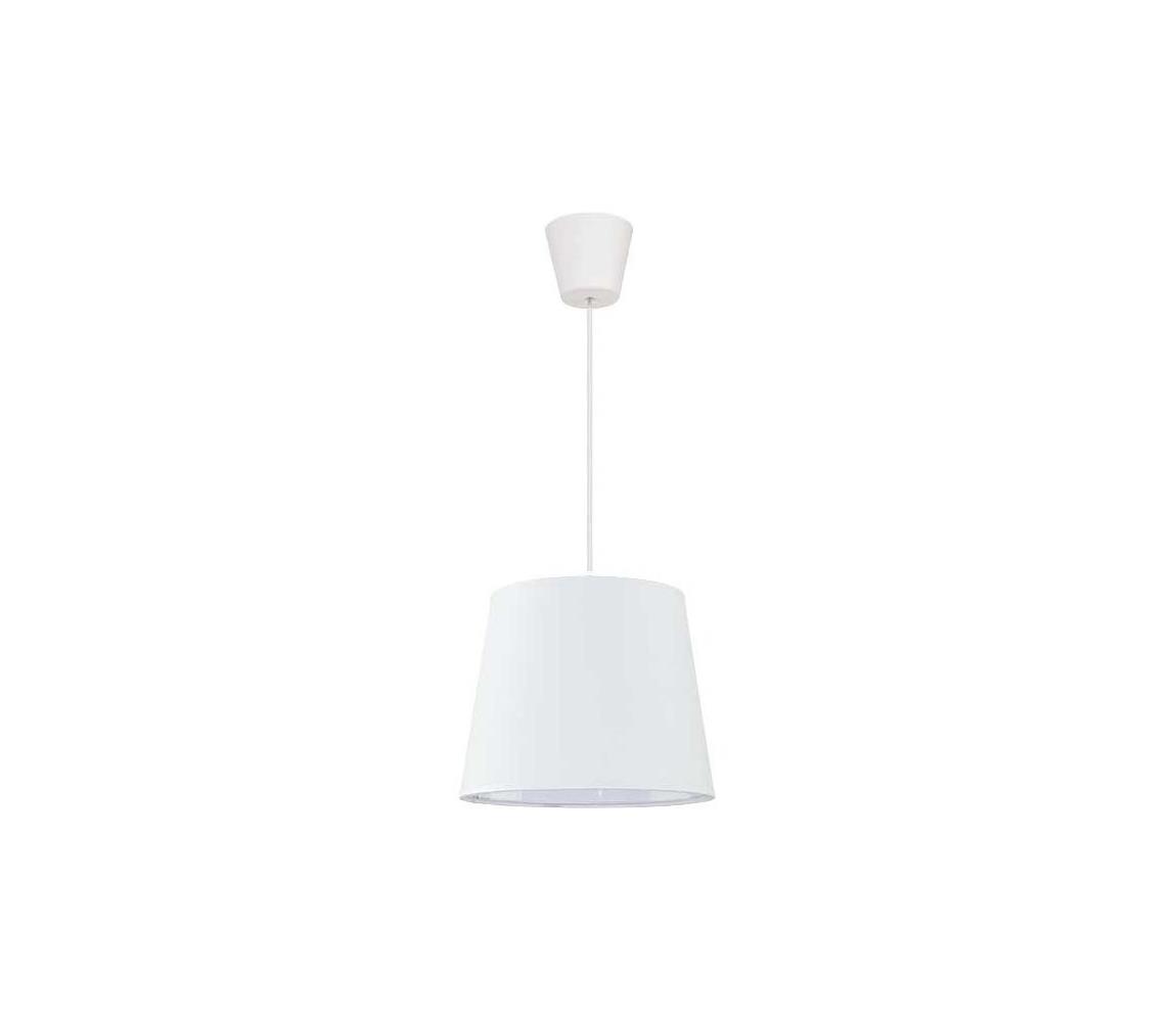 - Żyrandol na lince SOLO 1xE27/40W/230V śr. 24 cm biały
