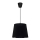 Duolla - Żyrandol na lince SOLO 1xE27/40W/230V śr. 24 cm czarny