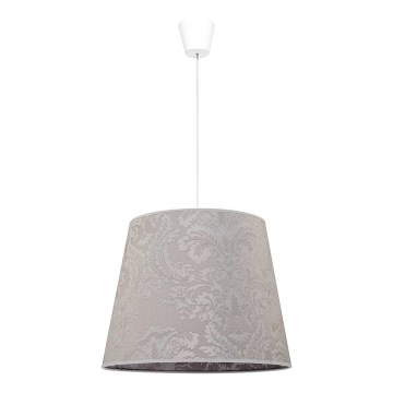 Duolla - Żyrandol na lince SOPRANO 1xE27/40W/230V śr. 38 cm srebrny