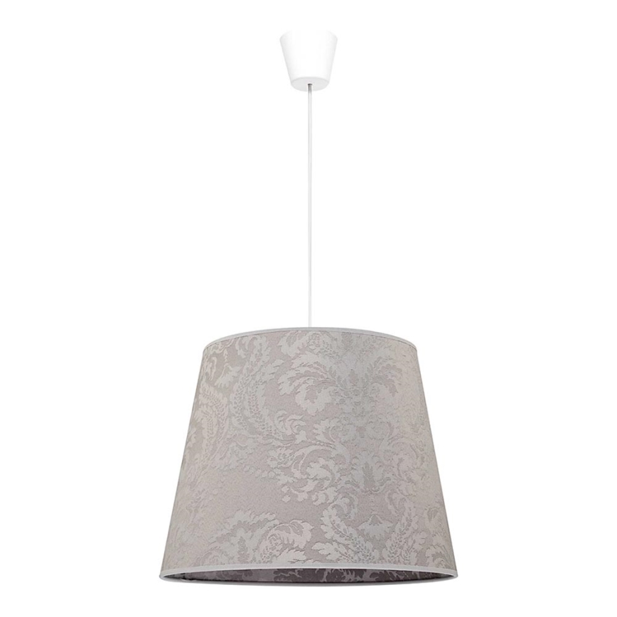 Duolla - Żyrandol na lince SOPRANO 1xE27/40W/230V śr. 38 cm srebrny