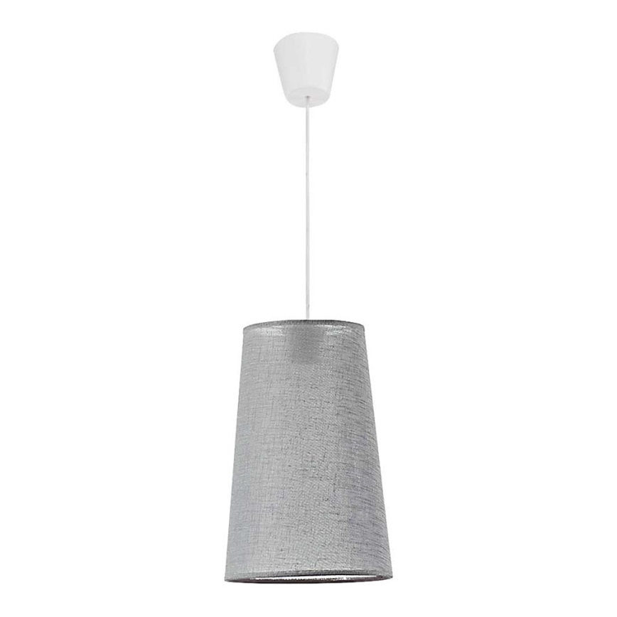 Duolla - Żyrandol na lince SOUL 1xE27/40W/230V jasny śr. 19,4 cm szary