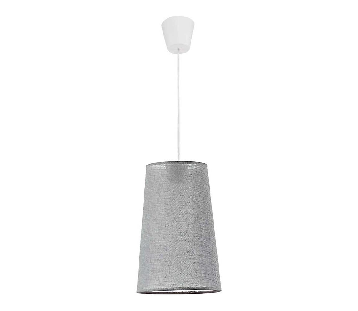 - Żyrandol na lince SOUL 1xE27/40W/230V jasny śr. 19,4 cm szary