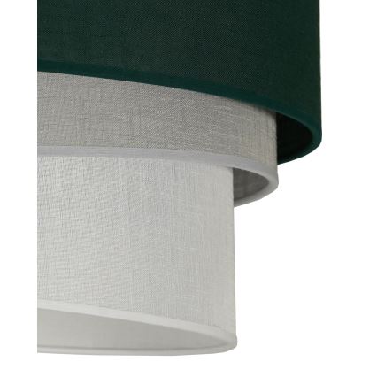 Duolla - Żyrandol na lince TRIO 1xE27/15W/230V śr. 45 cm zielony/szary/biały