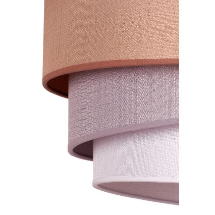 Duolla - Żyrandol na lince TRIO 1xE27/40W/230V śr. 45 cm brązowy/szary/srebrny
