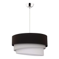 Duolla - Żyrandol na lince TRIO 1xE27/40W/230V śr. 45 cm czarny/szary/biały