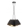 Duolla - Żyrandol na lince TWIGGY 3xE27/40W/230V śr. 45 cm czarny