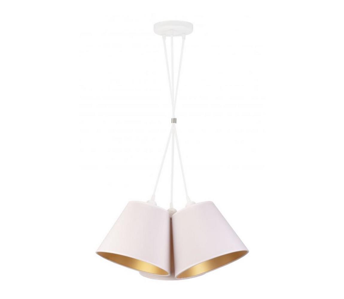 - Żyrandol na lince TWIGGY 3xE27/40W/230V śr. 60 cm biały