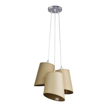 Duolla - Żyrandol na lince VERONA 3xE27/40W/230V śr. 40 cm