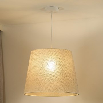 Duolla - Żyrandol na lince YUTE 1xE27/15W/230V śr. 38 cm szary