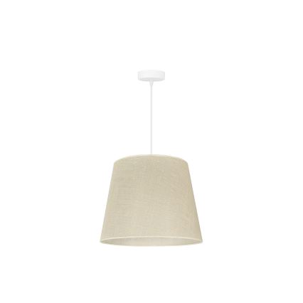 Duolla - Żyrandol na lince YUTE 1xE27/15W/230V śr. 38 cm szary