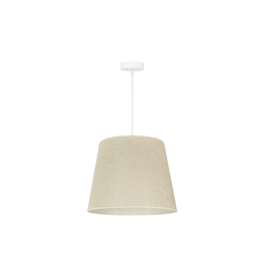 Duolla - Żyrandol na lince YUTE 1xE27/15W/230V śr. 38 cm szary