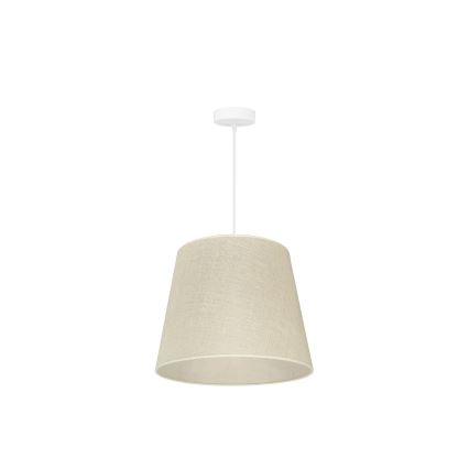 Duolla - Żyrandol na lince YUTE 1xE27/15W/230V śr. 38 cm szary