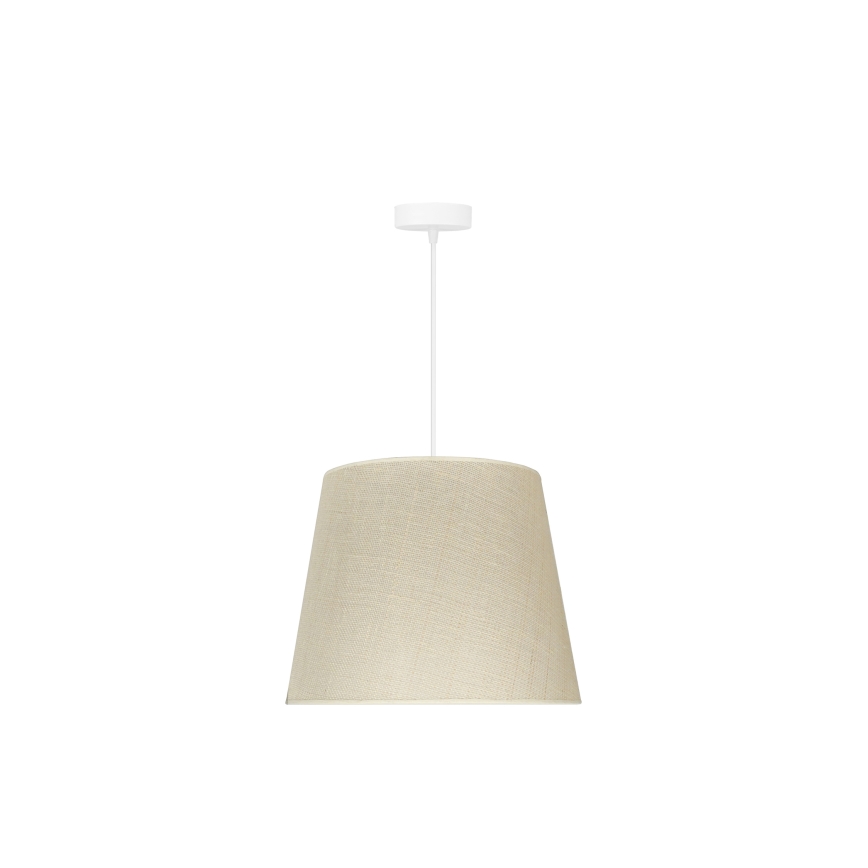 Duolla - Żyrandol na lince YUTE 1xE27/15W/230V śr. 38 cm szary