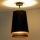 Duolla - Żyrandol natynkowy BELL SHINY 1xE27/15W/230V śr. 25 cm czarny/miedziany