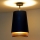 Duolla - Żyrandol natynkowy BELL SHINY 1xE27/15W/230V śr. 25 cm niebieski/miedziany