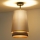 Duolla - Żyrandol natynkowy BELL SHINY 1xE27/15W/230V śr. 25 cm srebrny/czarny