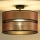 Duolla - Żyrandol natynkowy COPPER SHINY 1xE27/15W/230V śr. 40 cm miedziany/czarny