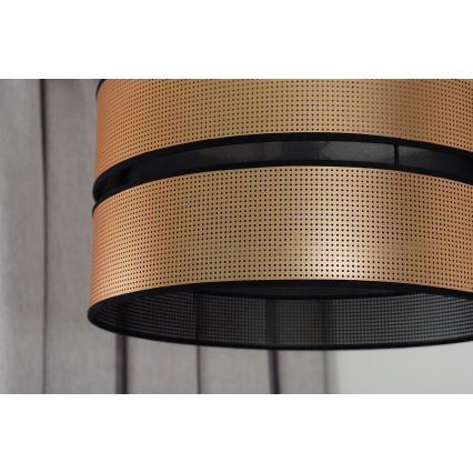 Duolla - Żyrandol natynkowy COPPER SHINY 1xE27/15W/230V śr. 40 cm miedziany/czarny