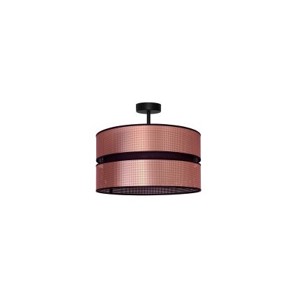 Duolla - Żyrandol natynkowy COPPER SHINY 1xE27/15W/230V śr. 40 cm miedziany/czarny