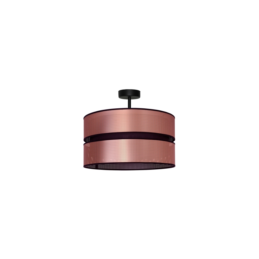 Duolla - Żyrandol natynkowy COPPER SHINY 1xE27/15W/230V śr. 40 cm miedziany/czarny