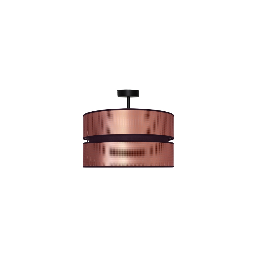 Duolla - Żyrandol natynkowy COPPER SHINY 1xE27/15W/230V śr. 40 cm miedziany/czarny