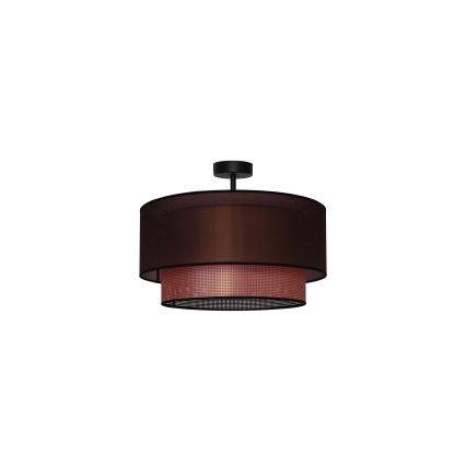 Duolla - Żyrandol natynkowy COPPER SHINY 1xE27/15W/230V śr. 45 cm brązowy/miedziany
